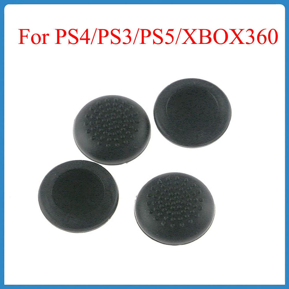 Gaming Zone Accessories - ゲーム用の交換用保護キャップ,ps3/ps5/xbox360用の黒い滑り止めアクセサリー,10個
