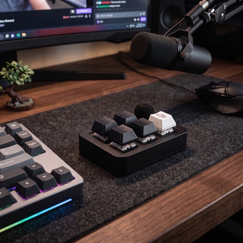 Gaming Accessories Officeworks - DT23 5キー キーパッド ワイヤレスマイク カスタマイズ可能なバイブコーディング Codex