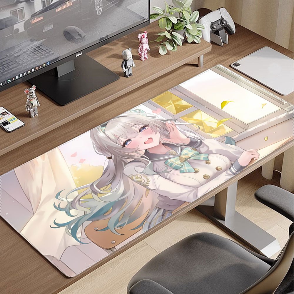 Gaming Accessories Officeworks - 大型アニメガールマウスパッド ファイアフライ スターレール デスクマット ゲーミングデスクマット 大型ワークエリアマット