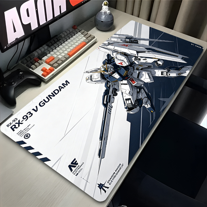 Gaming Accessories For Table - 大型マウスパッド、人気ゲーム用キーボードパッド、メカニカル・ウォリアー、ガンダム、アニメ、拡張マット、テーブル用、クールなゲーミングアクセサリー、コンピューターマウスパッド