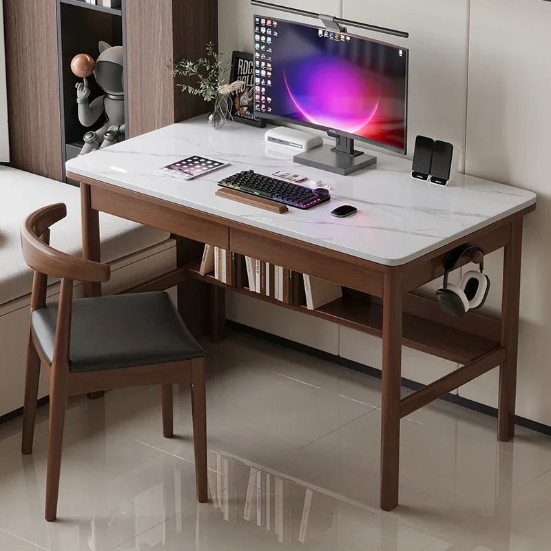 Gaming Accessories Officeworks - コンピューターホームオフィステーブル白い学習用ゲーム用学生用モダンテーブルモニタースタンディングクリバニアカメレッタワークデスクアクセサリー