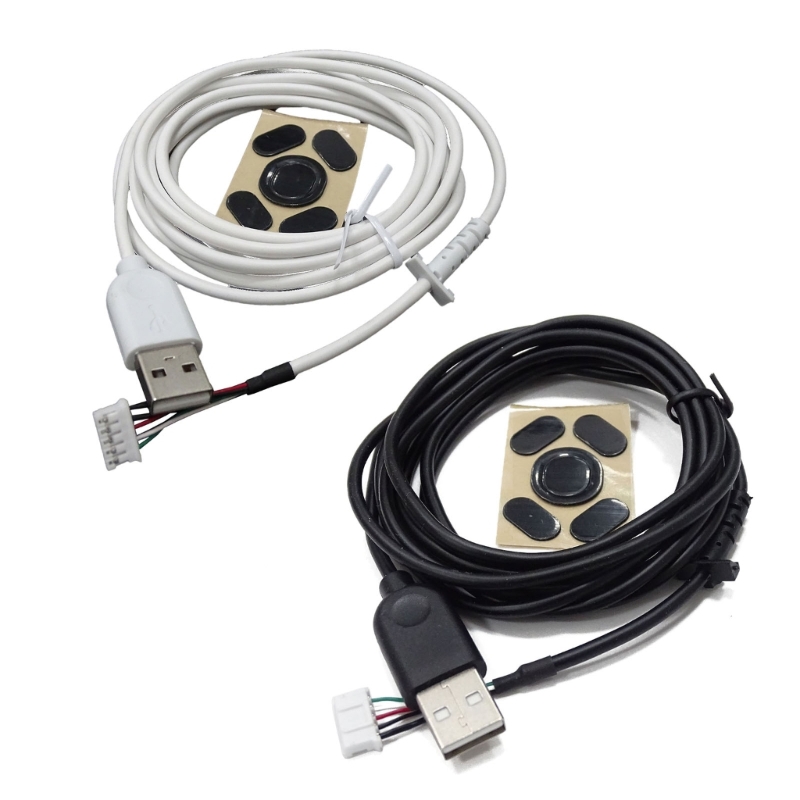 Gaming Accessories Repair - CPDD USB マウスラインケーブルとマウスフィート交換修理アクセサリー G102 ゲーミングマウス用、高速伝送