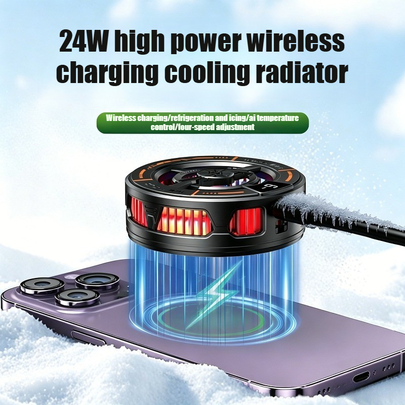 K28 磁気半導体電話クーラー ワイヤレス高速充電器冷却ラジ - Gaming Zone Accessories のレビューと価格