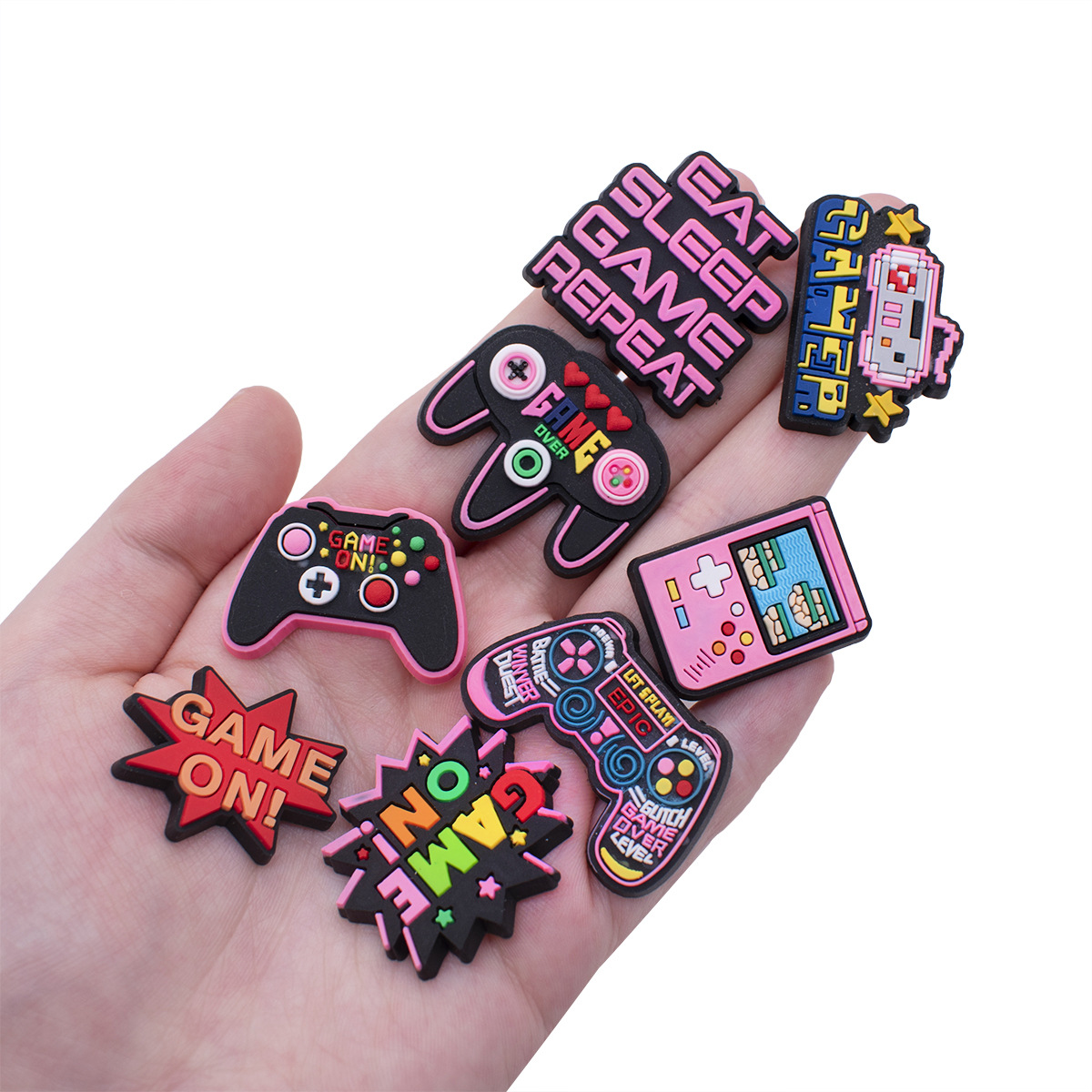 ゲーム靴チャームクロックスアクセサリーゲームパッドゲーム女性 - Gaming Accessories Boys のレビューと価格