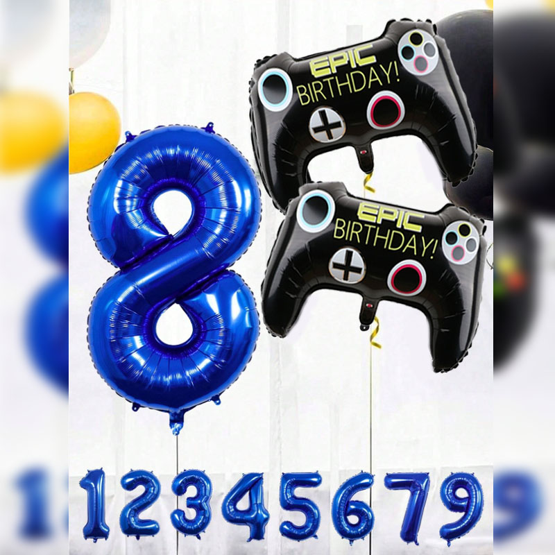 3 個ビデオゲームパーティー用品セット男の子の誕生日パーティ - Gaming Accessories Boys のレビューと価格