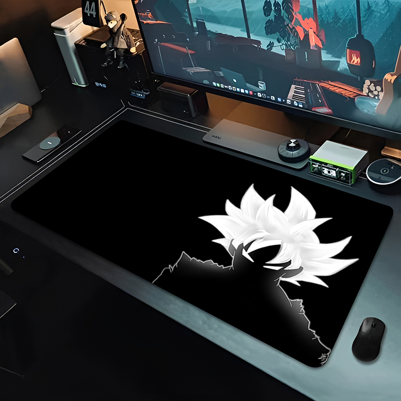 DBZ ブラックアニメマウスパッドドラゴンボール大型 PC  - Gaming Accessories For Table のレビューと価格