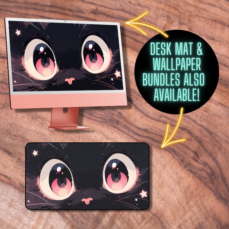 かわいい猫のアニメゲーミングマウスパッド,900x400mm - Gaming Accessories Officeworks のレビューと価格