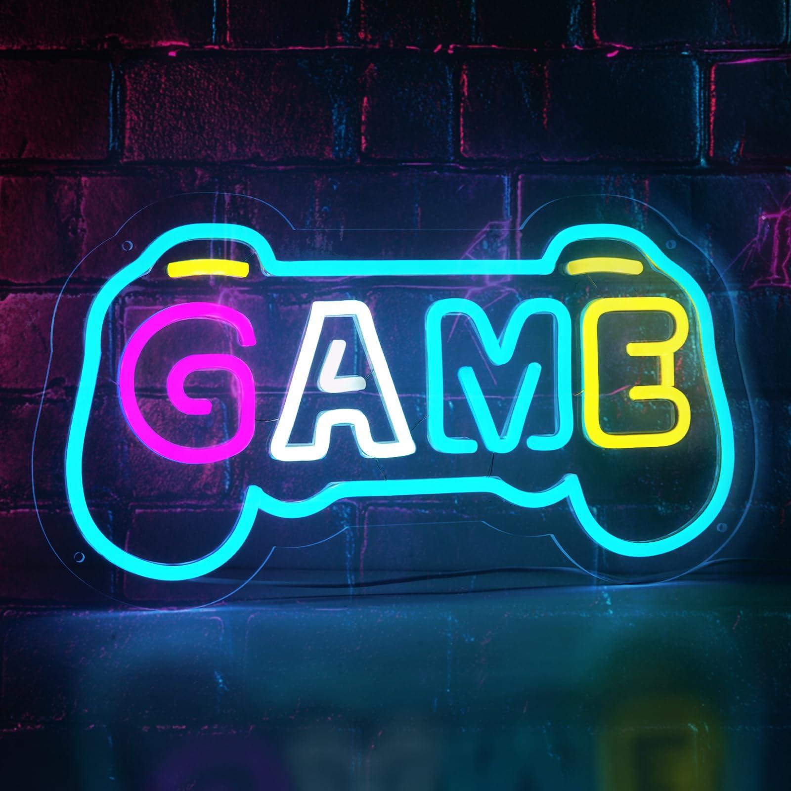 ゲーマーの部屋の装飾用ゲームネオンサイン、ゲームパッド型US - Gaming Accessories Boys のレビューと価格