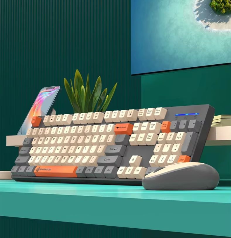 2.4GオフィスワイヤレスPCキーボードとマウスのコンボセッ - Gaming Accessories Officeworks のレビューと価格
