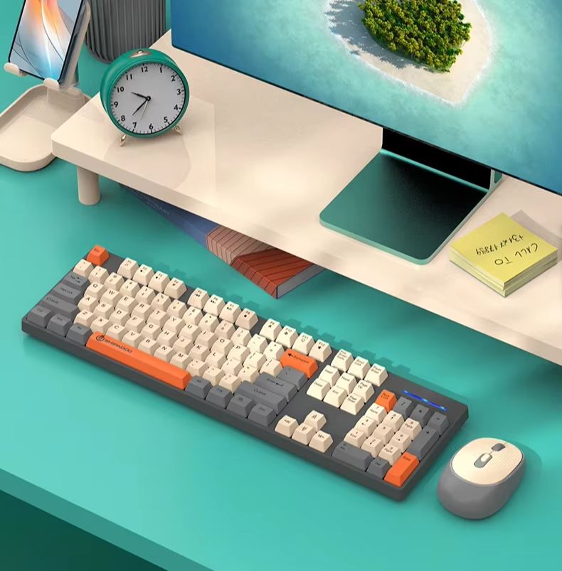 2.4GオフィスワイヤレスPCキーボードとマウスのコンボセッ - Gaming Accessories Officeworks のレビューと価格