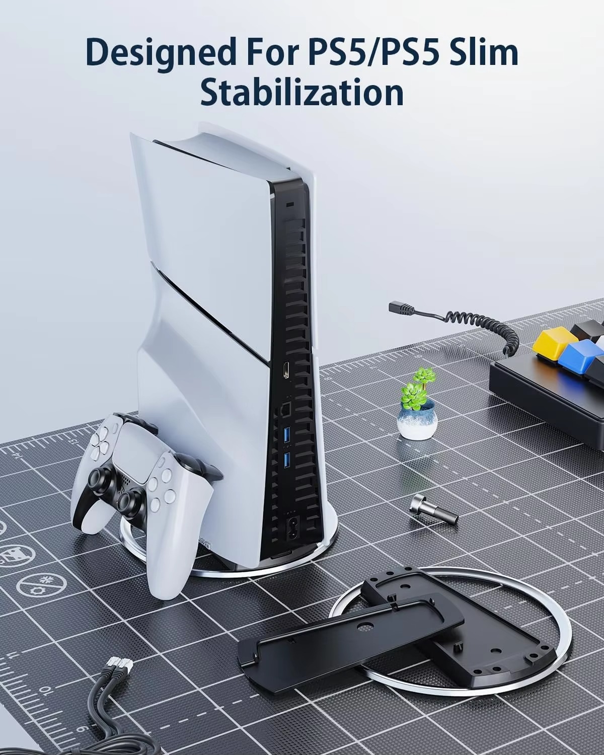 PS5 Slim/PS5 PRO対応 新型メタルスタンド コ - Gaming Zone Accessories のレビューと価格